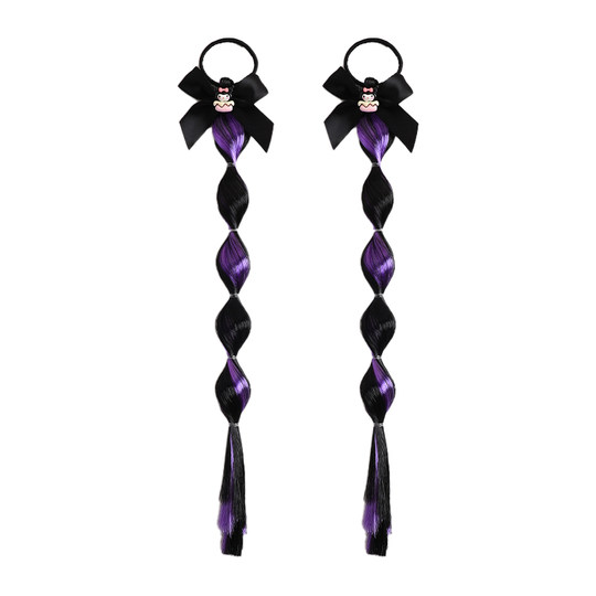 Children's kulomi wig braiding artifact