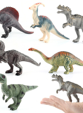 仿真恐龙动物模型摆件公仔空心玩具袋装恐龙手办礼品