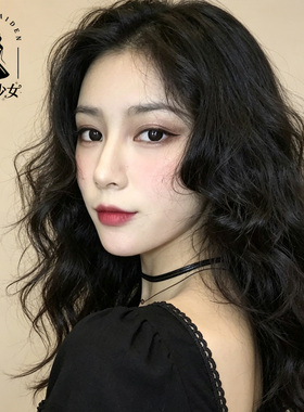 花边少女皮质choker锁骨链纯手工