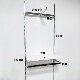 Luju clothing shelf card strip storage display rack AA column