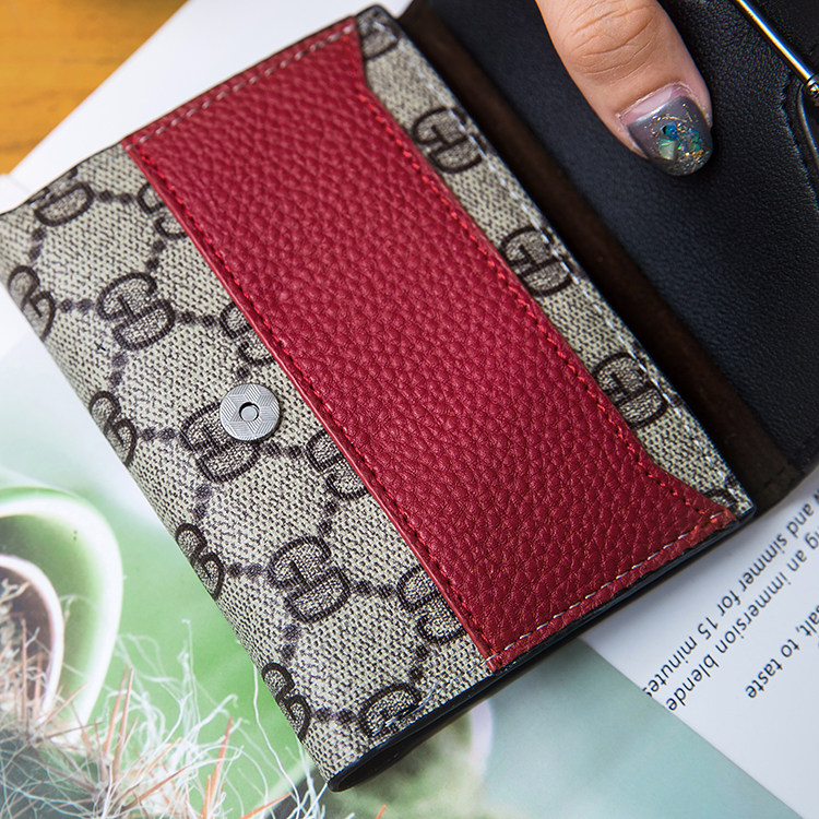 ins爆款欧美复古2019短款薄小钱包 欧曼定制店钱包