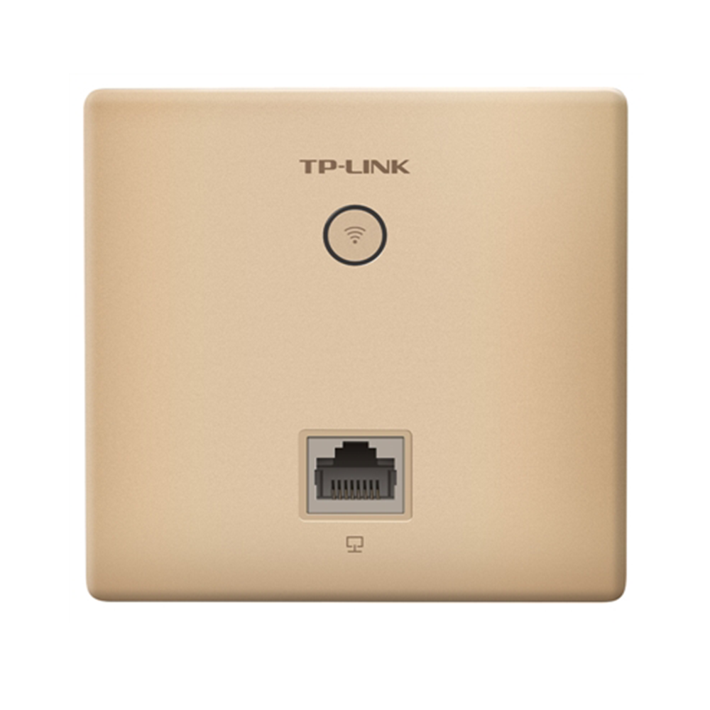 TP-Link TL-AP302I-PoE 86型面板式无线AP高速300M嵌入墙壁式wifi覆盖酒店家用大户型室内组网PoE网线供电48V - 图1