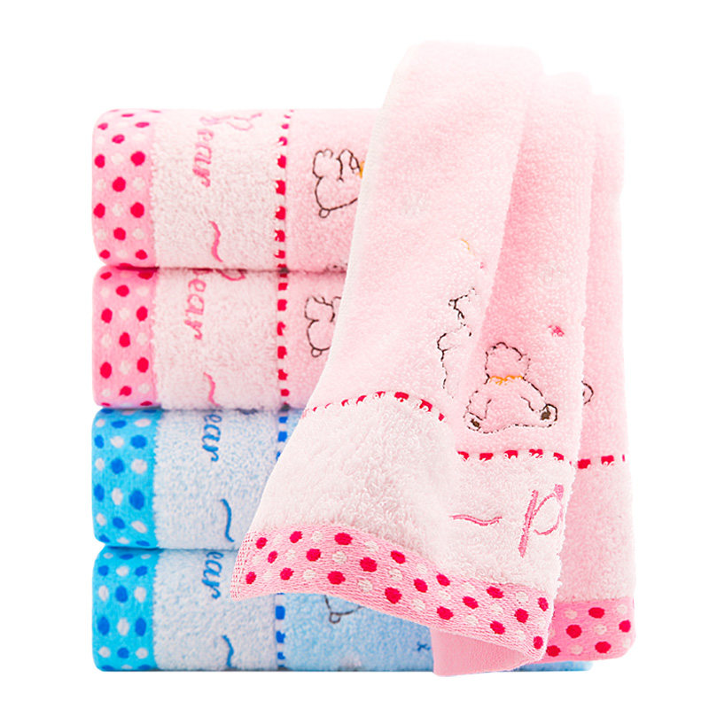 童泰婴儿毛巾新生儿童洗脸纯棉柔小方巾口水巾宝宝手帕童巾5条装,淘宝优惠券,粉丝福利购,淘宝优惠卷