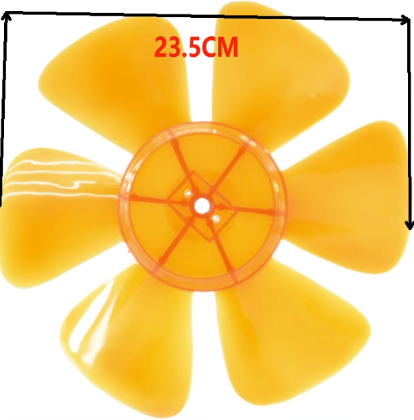 电风扇配件鸿运扇转页扇床头扇叶子叶片10寸230mm 6叶坏了包赔-图0