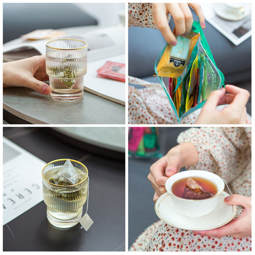 一伯蜜桃乌龙茶/茉莉绿茶 冷泡茶水果茶白桃茶包花茶组合茶叶袋装 - 图1