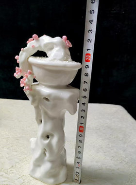 陶瓷太湖石梅花盆景