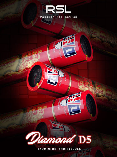RSL亚狮龙羽毛球正品新春限量版礼盒耐打羽球专业比赛级鹅毛球D5 - 图1