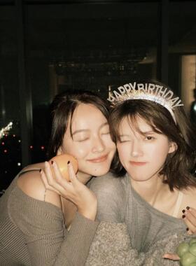 生日party发箍字母头饰可爱性感
