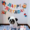 Colorful Happy Birthday Lettering Flag Party Latte