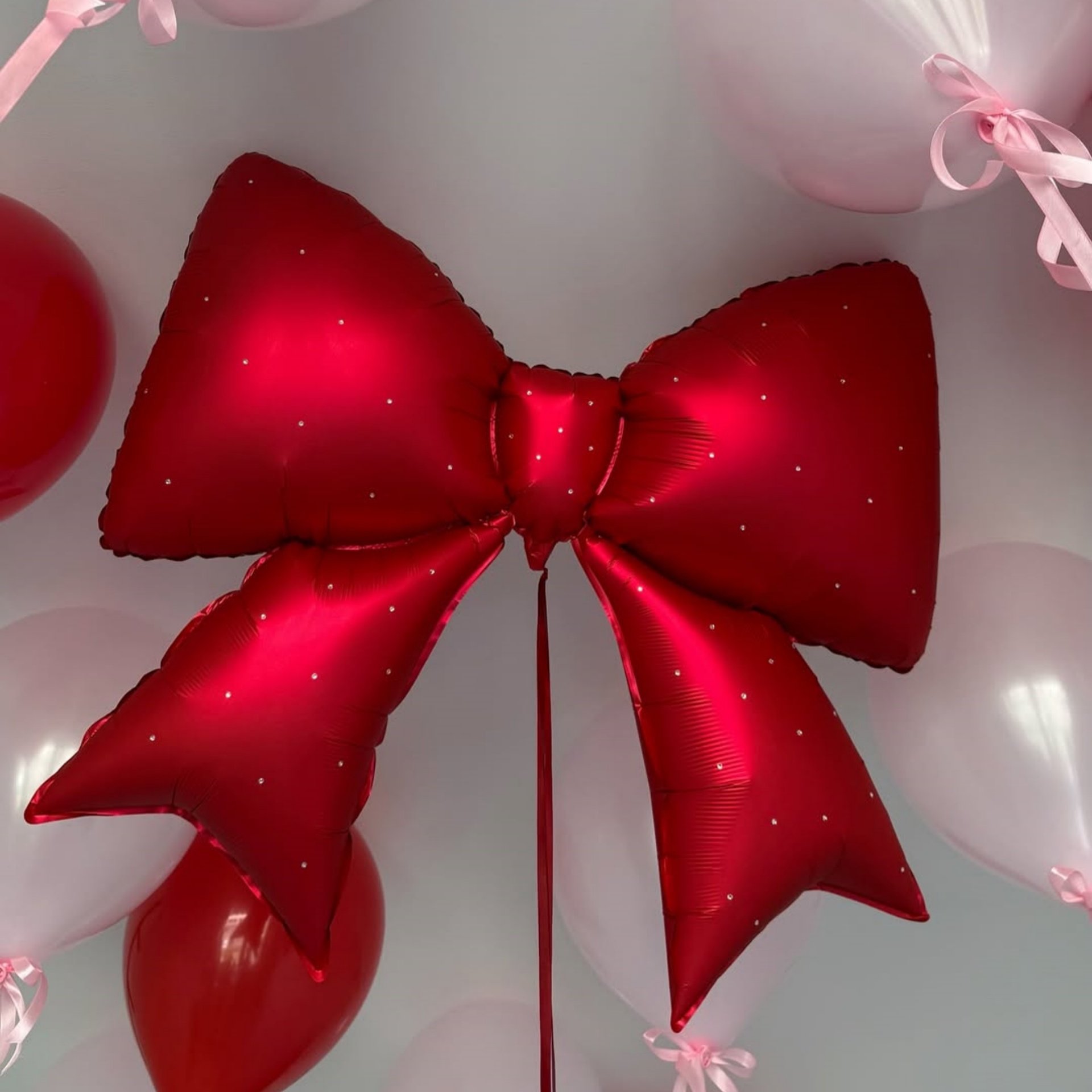 大红色亮钻蝴蝶飘空气球结婚房装扮用品求婚订婚派对用品场地布置,淘宝优惠券,粉丝福利购,淘宝优惠卷