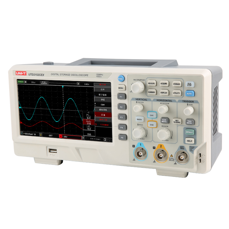 优利德UTD2152CEX数字示波器150M 双通道示波器数字200M高压探头 - 图1
