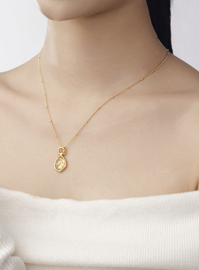 周大生DC灵曜星马纯银项链