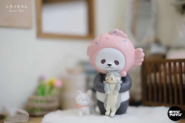 【TYCTOYS】现货白熊百货PLANETBEAR PANPAN剧场鲷鱼烧熊猫盲盒-图0