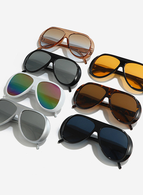 太阳镜防紫外线复古通用飞行员式