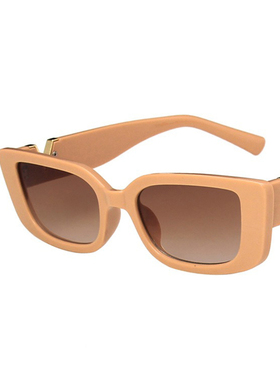 墨镜欧美小框方形复古风太阳镜