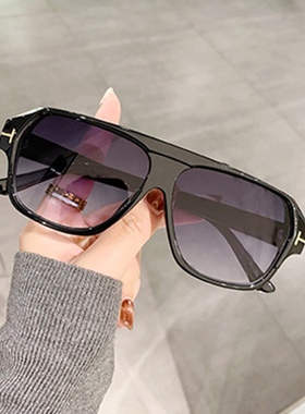 双梁太阳镜防紫外线欧美男女方形