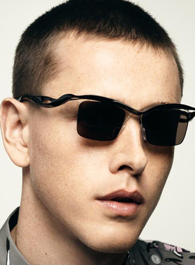 方形太阳镜无框防紫外线欧美男女