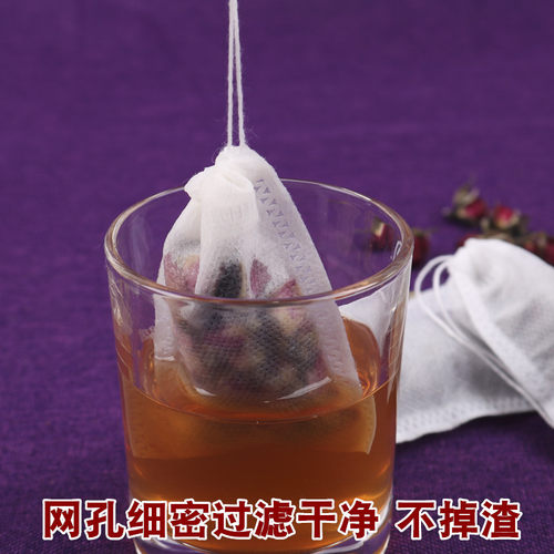 茶包袋茶叶包一次性过滤小泡袋100只煲汤煎药中药袋纱布袋泡茶袋 - 图1