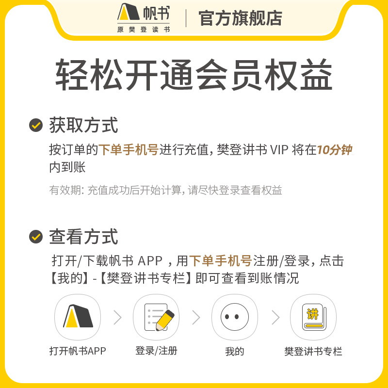 【樊登读书推荐】樊登讲书VIP年卡1年送52本非凡精选书籍