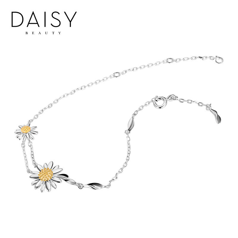 daisy beauty女士雏菊s925银手链 嘉时信海外手链