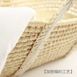 Соломенная колыбель для новорожденных для младенца, портативная корзина для выхода на улицу, детская кровать