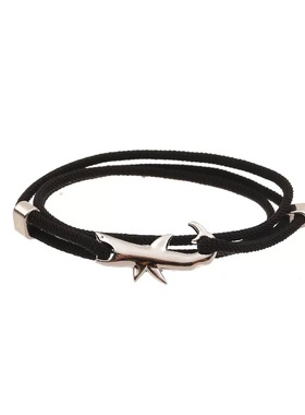 新款欧美简约钛钢手链海洋生物