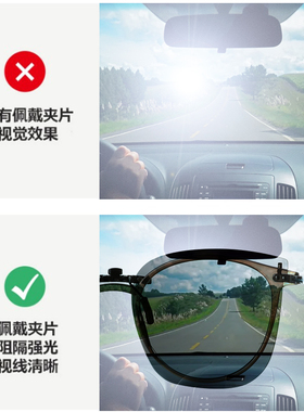 偏光太阳镜夹片男女防紫外线