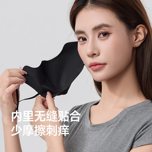 蕉下护眼角防晒口罩腮红面罩立体焦下渐变口罩女防紫外线冰丝脸罩 - 图3