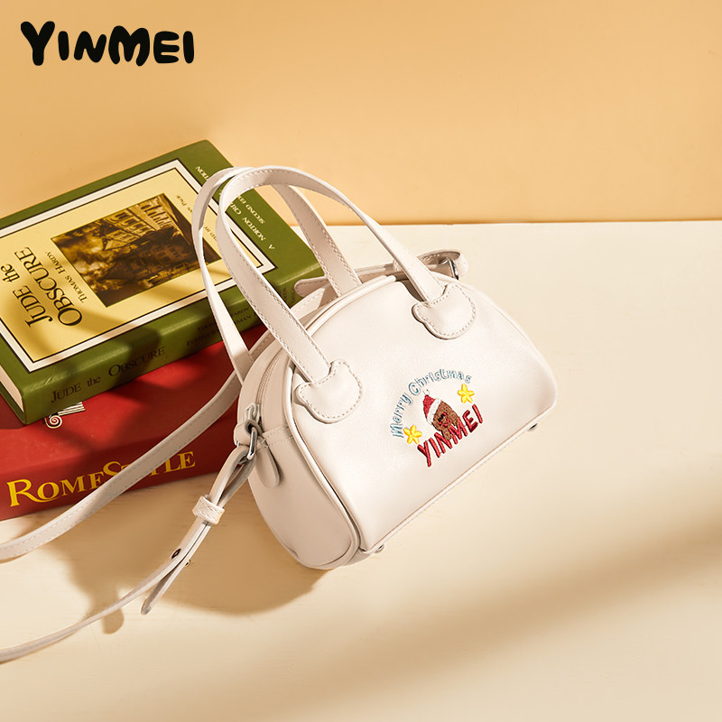 yinmei 2021新款秋冬小高级感斜跨包 音魅女士包袋