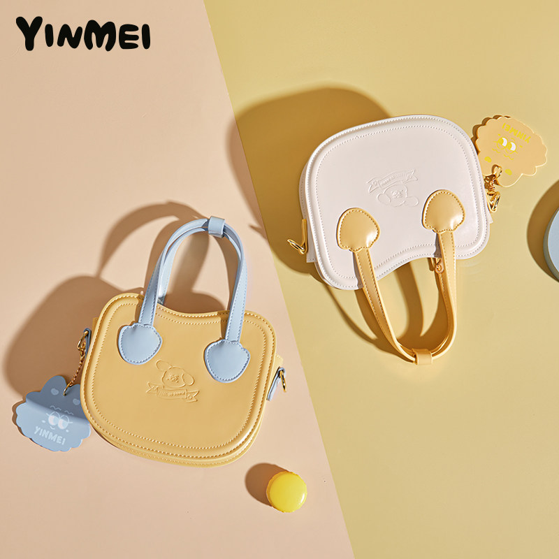 yinmei 2022新款少女小清新手提小包 音魅女士包袋