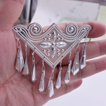 New Products Minorities Stage Decoration Miao Women Clothing Accessories Fake Silver Accessories Plum Blossom Small Triangular Double Hanging