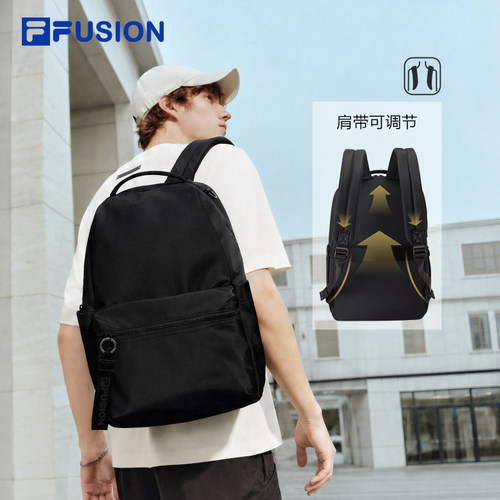 斐乐双肩包丨FILA FUSION学生背包新款初中生书包高中生电脑包 - 图2