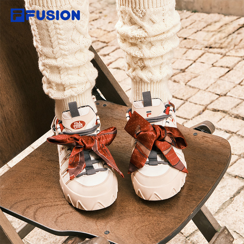 马上起飞丨PISA板鞋FILA FUSION斐乐女鞋新年款红色厚底男休闲鞋,淘宝优惠券,粉丝福利购,淘宝优惠卷