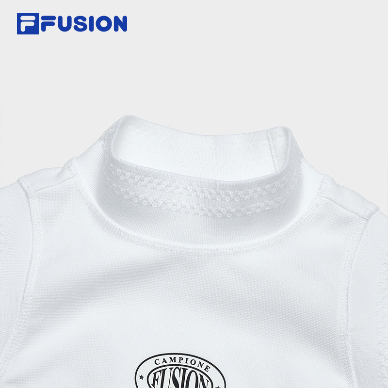 FILA FUSION斐乐潮牌针织背心女子夏季款小高领无袖紧身短版上衣,淘宝优惠券,粉丝福利购,淘宝优惠卷