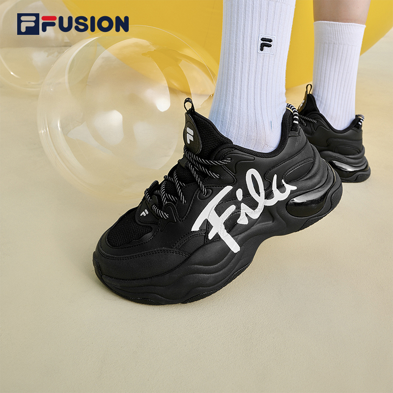 FILA FUSION斐乐潮牌女鞋休闲鞋厚底老爹鞋女款鞋子增高鞋运动鞋