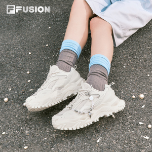 硬糖丨FILA FUSION斐乐女鞋老爹鞋新款厚底增高白色休闲鞋运动鞋