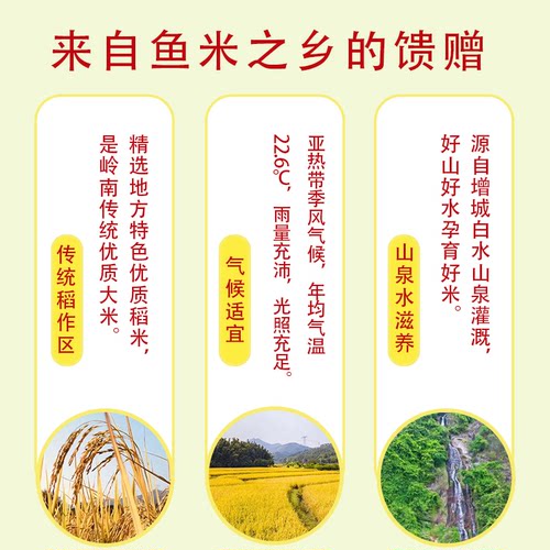 挂荔增城丝苗米10KG优质籼米国家地标产品20斤新米长粒香软米包邮 - 图0