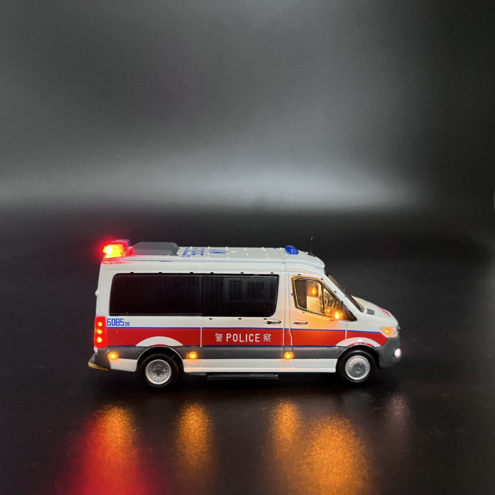 Tiny 微影176#平治警队冲锋车（AM6085)改装加29灯 可充电 锂电池,淘宝优惠券,粉丝福利购,淘宝优惠卷