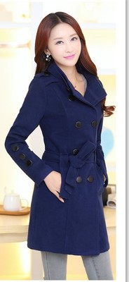 2017 Coat For Women Winter Long Ladies Jackets Wool Coats女-图1