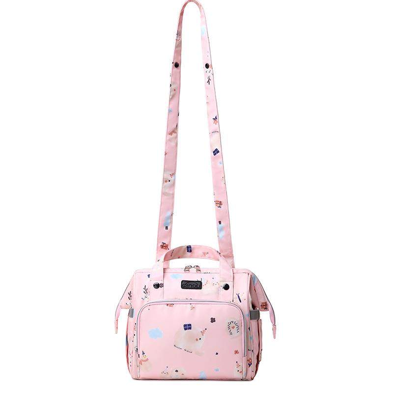 妈咪包2021双肩妈妈外出轻便手提包 素盏妈咪包/袋