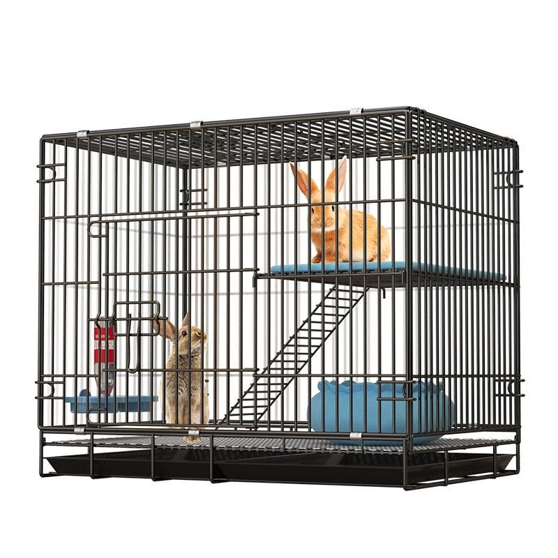 兔子专用笼子带厕所自动清粪室内家用特大号兔笼荷兰猪豚鼠窝别墅 - 图3