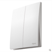 Roger Lang switch socket Unlet ceramic white two-time brake multi-control switch two open