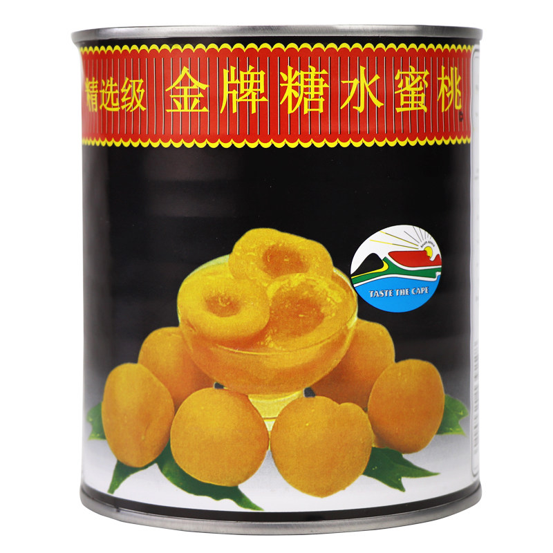 金糖水蜜桃/金822g罐头 味悠美食品水果罐头