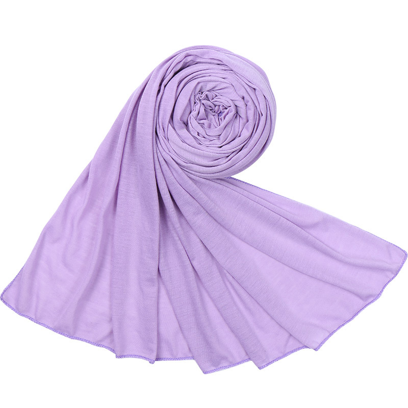 35# colors scarf women 女丝巾 muslim turban 穆斯林长巾围巾 - 图1