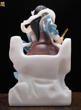 汉白玉彩绘玄天上帝神像玄武大帝佑圣真君荡魔天尊报恩祖师