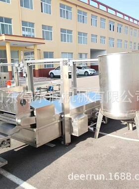 小型肉丸油炸生产线 电加热狮子头油炸机 型号齐全 一站式购齐