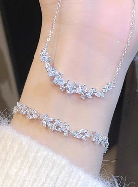 紫藤花999纯银手链女2025新款