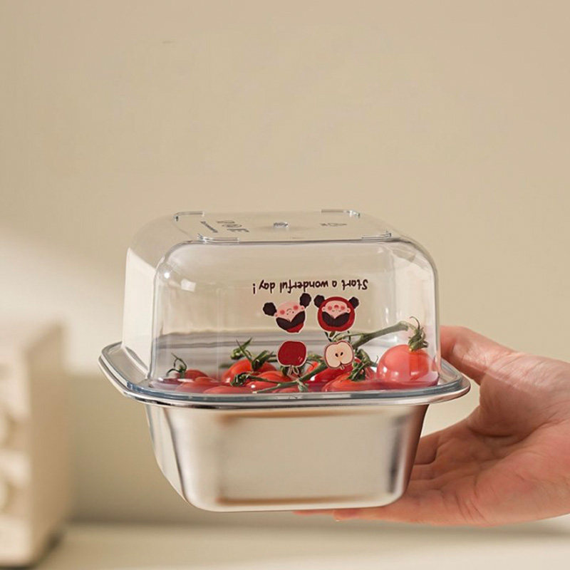 肆月不锈钢沥水篮双层迷你洗蓝莓神器小号果盘洗菜篮洗水果滤水篮,淘宝优惠券,粉丝福利购,淘宝优惠卷