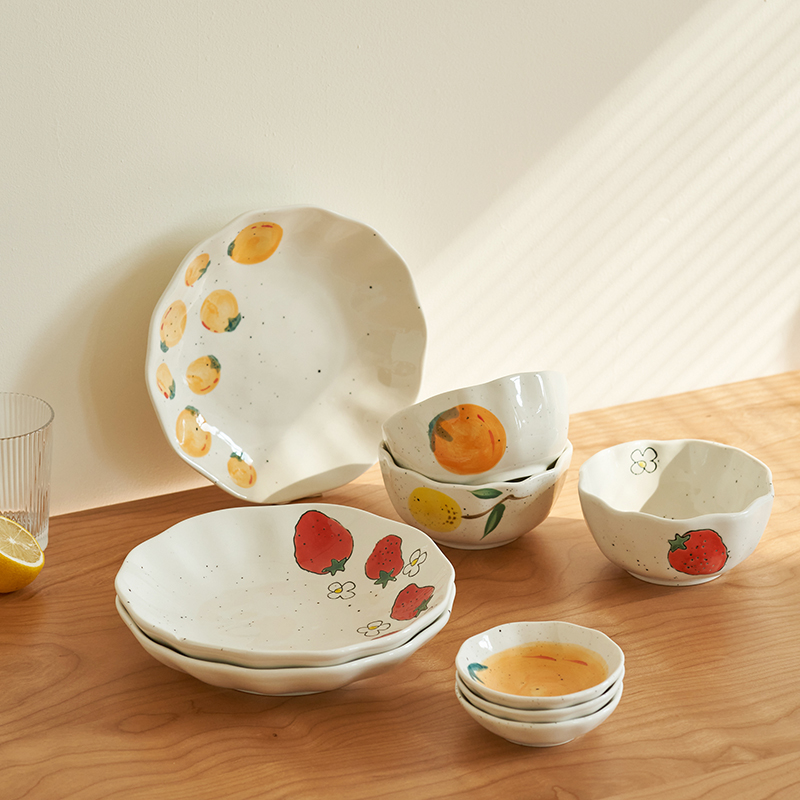 肆月米饭碗高颜值个人专用小碗家用陶瓷单个精致好看的碗吃饭餐具 - 图3