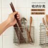 Siyue stainless steel chopstick storage box chopstick cage wall-mounted household chopstick cage draining mildew-proof chopstick barrel storage rack